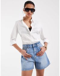 ASOS - Denim Dad Short - Lyst