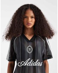 adidas Originals - Crochet Football Top - Lyst