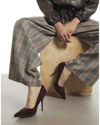River Island - Faux Suede Court Heels - Lyst