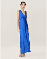 OMNES - Dresses Nova Satin Midi Dress With Open Back - Lyst