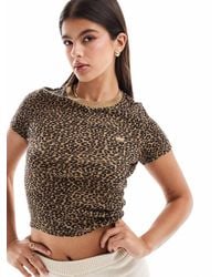 Levi's - Batwing Logo Cheetah Print T-shirt - Lyst