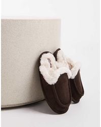 HUNTER - Loafer Mule Slippers - Lyst