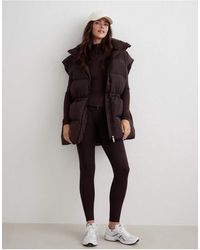 Aim'n - Cacao Moment Puffer Vest - Lyst