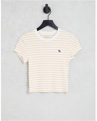Abercrombie & Fitch Crop Logo Baby T-shirt - Multicolour