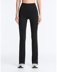 Oysho - High Rise Comfortlux Flare Trousers - Lyst