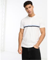 French Connection - Two Stripe Polo - Lyst