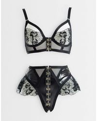 Ann Summers - Ecstatic Crotchless Set - Lyst