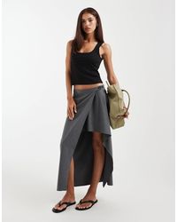 ASOS - Asymm Tailored Skirt - Lyst