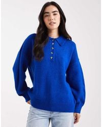 ASOS - Compact Gebreid Poloshirt - Lyst