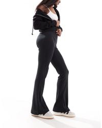 Noisy May - Flare Ribbed Pants - Lyst