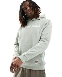 Tommy Hilfiger - Sudadera beis grisáceo - Lyst