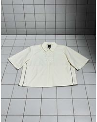 Rains - X Umbro Drill Water Repellent Short Sleeve Zip Overshirt - Lyst