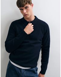 Threadbare - Classic 1/4 Zip Knitted Polo - Lyst