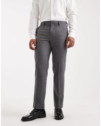 Jack & Jones - Premium Relaxed Wool Suit Bottoms - Lyst