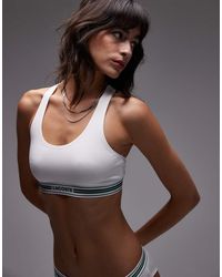 Lacoste - Jersey Sports Bra - Lyst