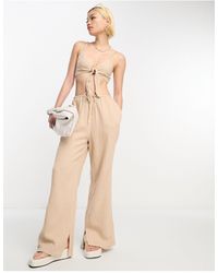 ASOS - Cheesecloth Pull On Pants - Lyst