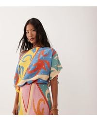 Never Fully Dressed - Petite Tilly Off Shoulder Plisse Maxi Dress - Lyst