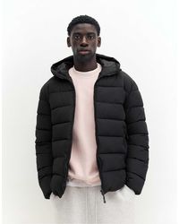 Pull&Bear - – steppjacke mit kapuze - Lyst