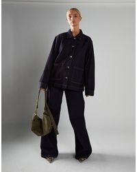 Glamorous - Wide-Leg Mid-Rise-Jeans - Lyst