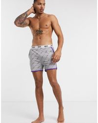 ASOS Lounge Pyjama Runner Short - Gray