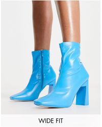Public Desire - True Mid Heeled Ankle Boots - Lyst
