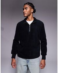 ASOS - Sweat en polaire à col cheminée zippé - Lyst