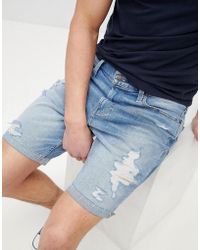 hollister jean shorts mens