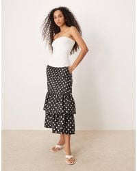 Sister Jane - Dream Tiered Ruffle Midi Skirt - Lyst