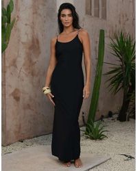Moda Minx - Backless Maxi Dress With Shell Detail - Lyst