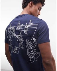 Lacoste - Tennis Performance Technical Graphic Logo Jersey With Back Print - Lyst
