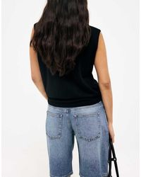 NA-KD - Mid Waist Loose Denim Shorts - Lyst
