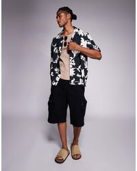 Bershka - – weite cargo-shorts - Lyst