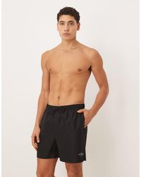 Calvin Klein - Side Script Swim Trunks - Lyst