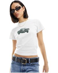 ASOS - Baby Tee With Vintage Car Graphic - Lyst