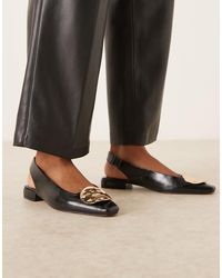 ASOS - Lavish Trim Detail Slingback Ballets - Lyst