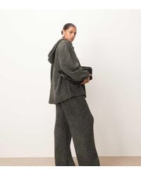 ARRANGE - Curve Boucle Knit Straight Leg Trouser Co-ord - Lyst
