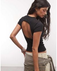 Collusion - Fitted Backless S/S Top - Lyst
