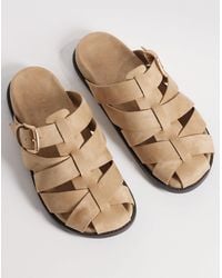 ASOS - Momentum Fisherman Flat Mules - Lyst
