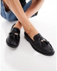 London Rebel - Amelia Tassel Penny Loafers - Lyst