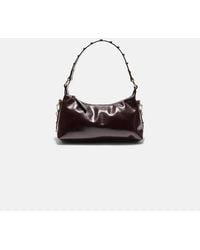 Stradivarius - Studded Half-moon Shoulder Bag - Lyst