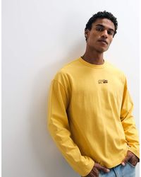 ASOS - Boxy Oversized Long Sleeve T-shirt With Print - Lyst
