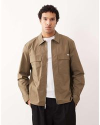 Calvin Klein - Easy Zip Through Overshirt - Lyst
