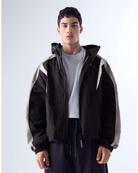 Bershka - Colour Block Technical Jacket - Lyst