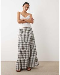 Cotton On - Haven Tiered Maxi Skirt - Lyst