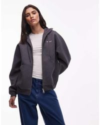 Carhartt - Alda Structured Oversized Zip-through Hoodie - Lyst