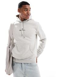 Polo Ralph Lauren - Central Script Logo Double Knit Hoodie - Lyst