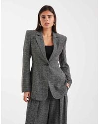 Vero Moda - Elegante Getailleerde Blazer Van Tweed - Lyst