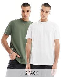 ASOS - 2 Pack Relaxed Fit T-shirt - Lyst
