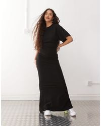 Weekday - – maxikleid aus jersey - Lyst