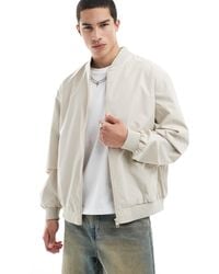 Jack & Jones - Oversized Bomber Jacket - Lyst